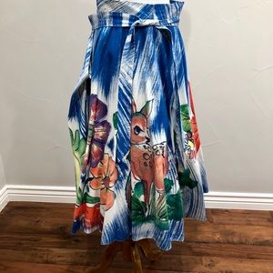 Rare 1950’s hand painted Maya de Mexico skirt